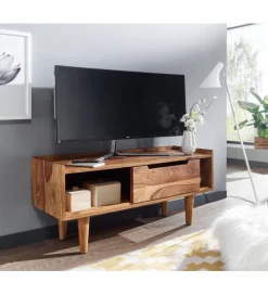 Stolik pod TV FORON 95 cm drewno sheesham