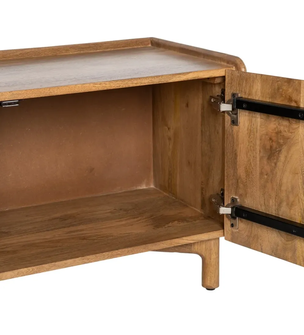 Stolik pod TV GALT 160 cm drewno mango naturalny