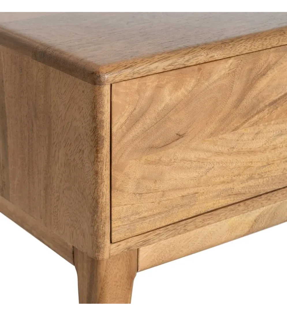 Stolik pod TV GALT 160 cm drewno mango naturalny niższy