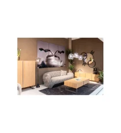Stolik pod TV GIULIO 180 x 55 cm naturalny