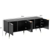 Stolik pod TV GLIMER 150 cm czarny