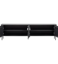 Stolik pod TV GUNNAR 200 cm czarny mat