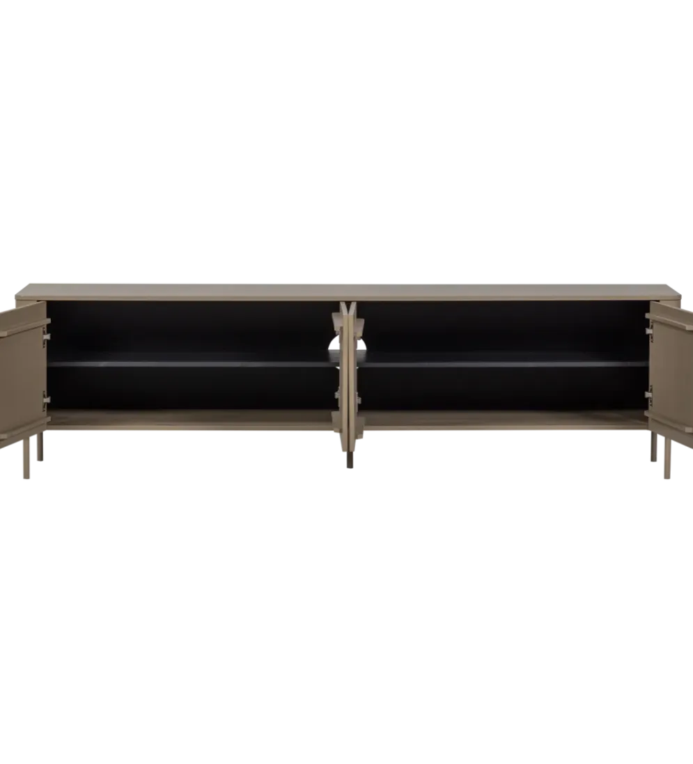 Stolik pod TV GUNNAR 200 cm szary