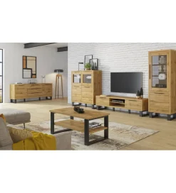 Stolik pod Tv Halle 180 cm w optyce dąb wotan