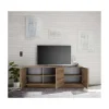 Stolik pod TV JUPITER 182 cm w kolorze dąb Mercure