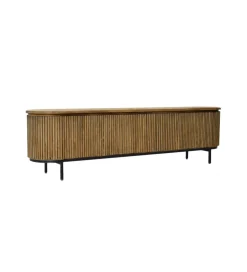 Stolik pod TV LUSAN 210 cm drewno teak