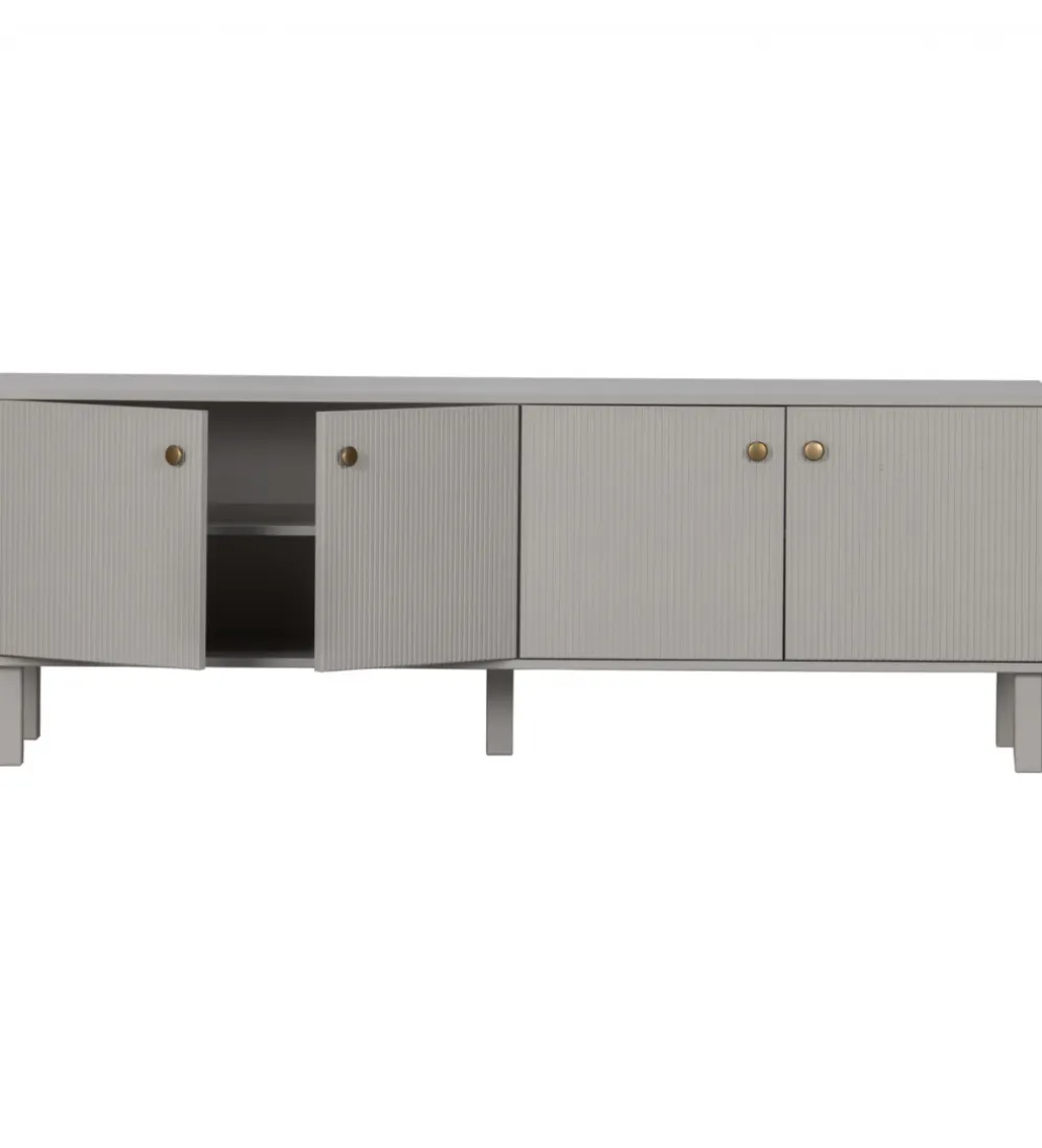 Stolik pod TV MADU 160 cm drewno sosny szary