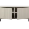 Stolik pod TV NEW GRAVURE 100 cm drewno sosny dust