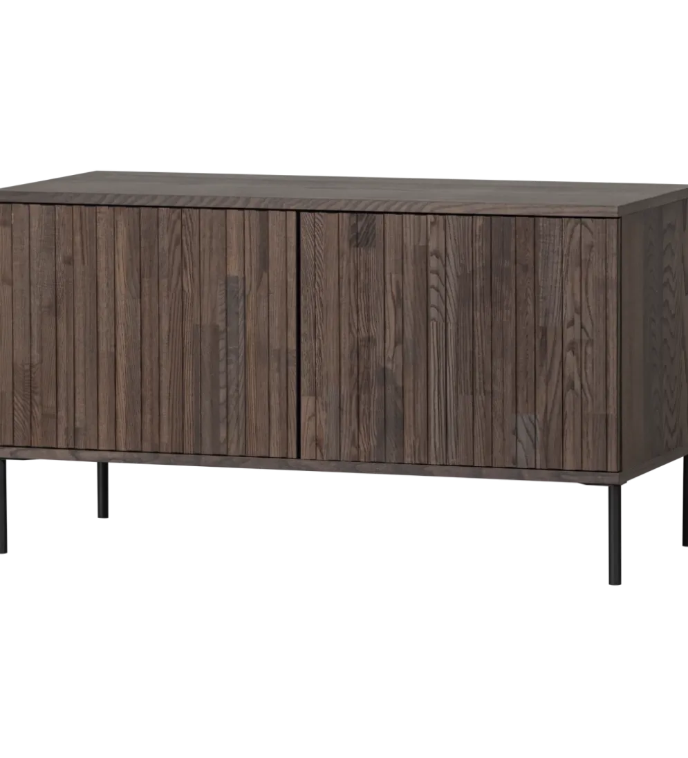 Stolik pod TV NEW GRAVURE 100 cm drewno jesion