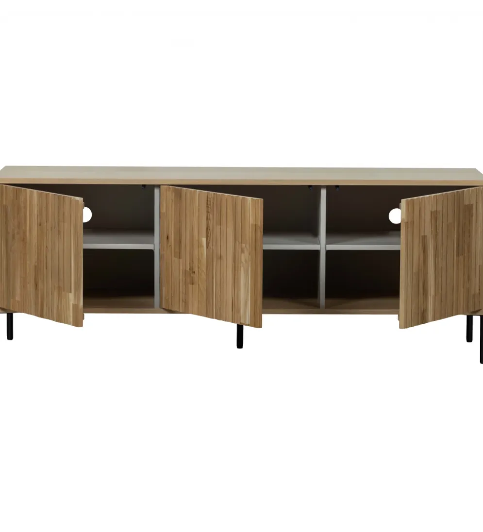 Stolik pod TV NEW GRAVURE 150 cm drewno dębu naturalny