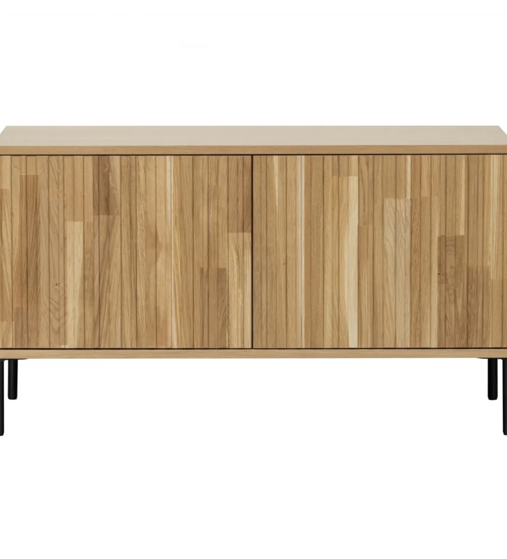 Stolik pod TV NEW GRAVURE 100 cm drewno dębu naturalny