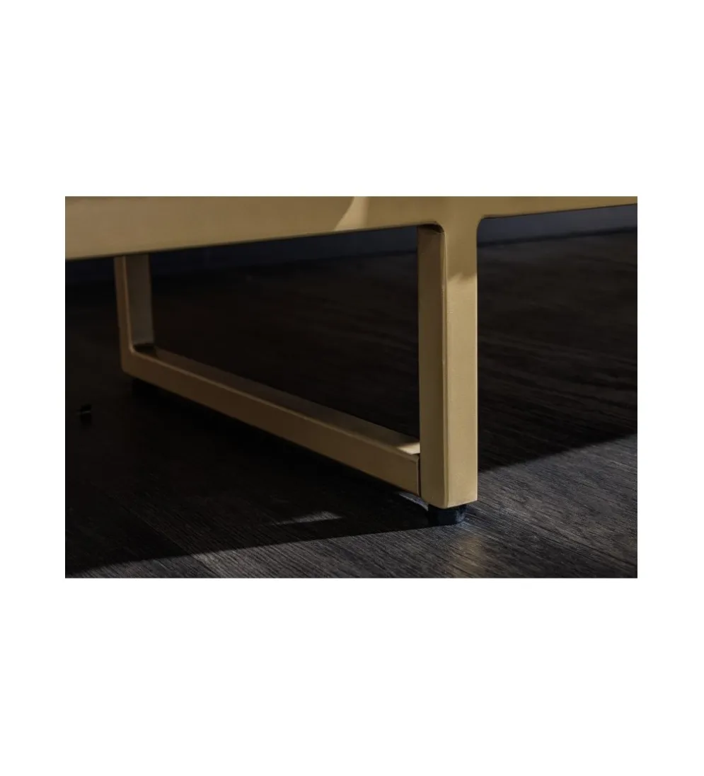 Stolik pod TV NIGATA 160 cm drewno mango brąz