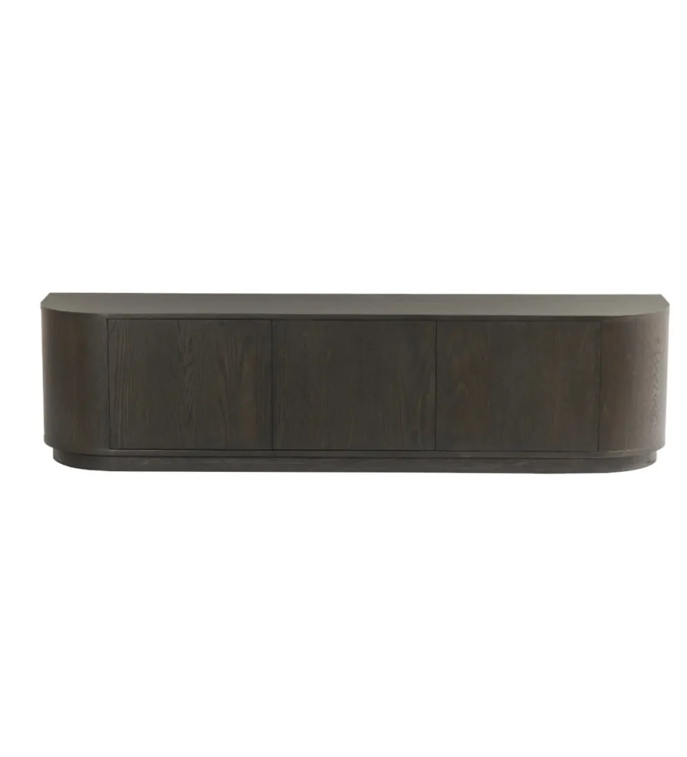 Stolik pod TV NOVERO 180 cm ciemnobrązowy