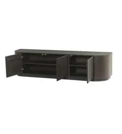 Stolik pod TV NOVERO 180 cm ciemnobrązowy