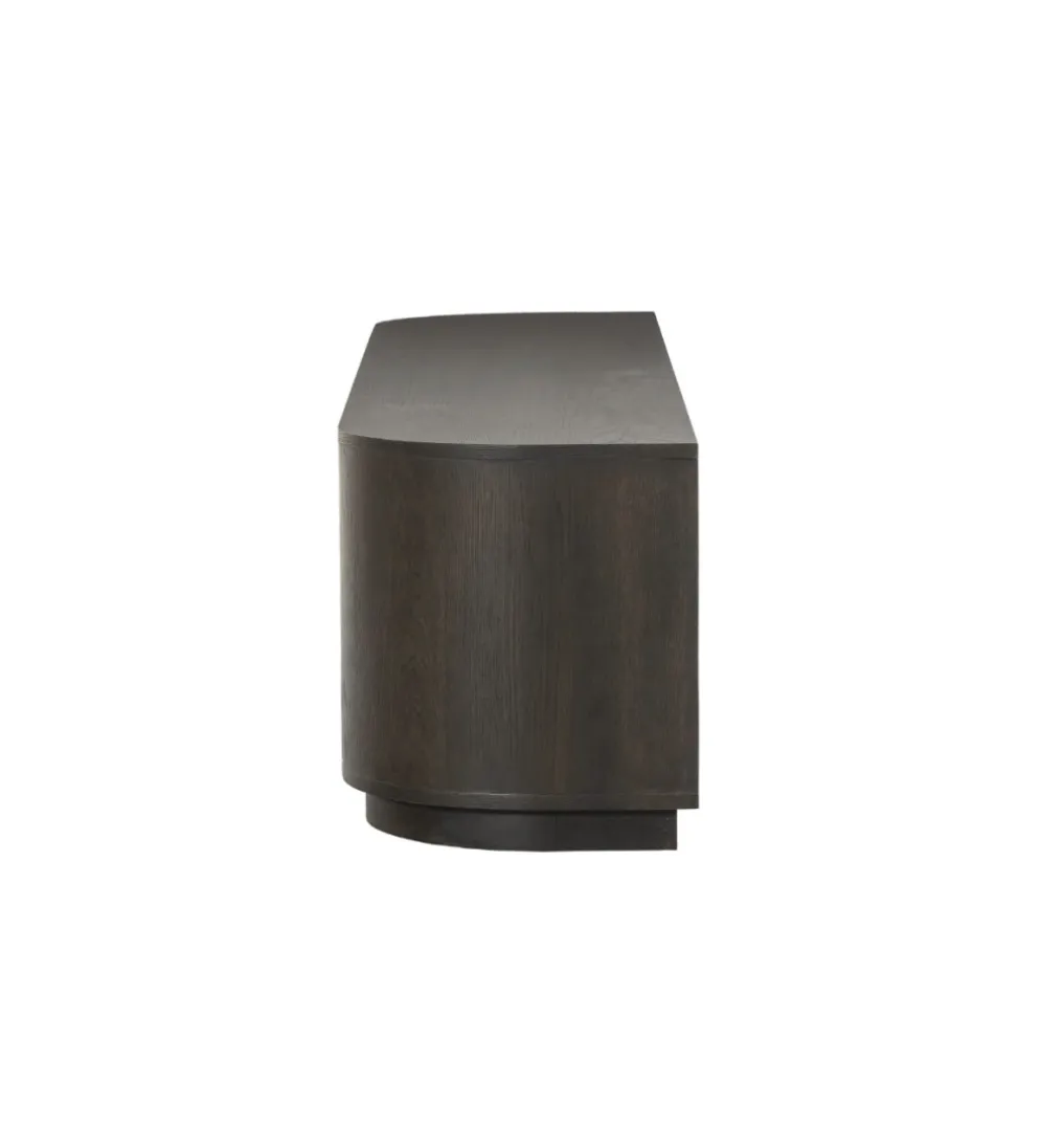 Stolik pod TV NOVERO 180 cm ciemnobrązowy
