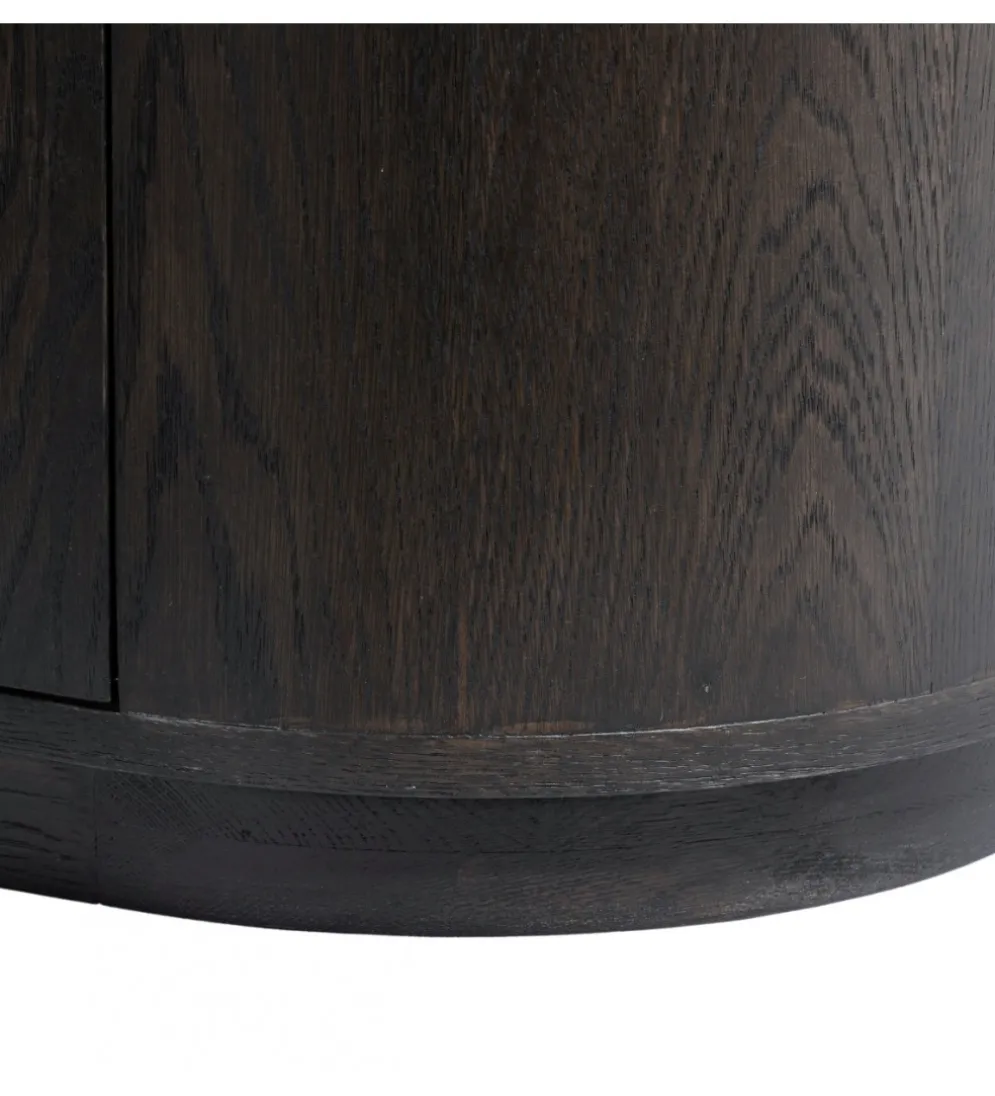 Stolik pod TV NOVERO 140 cm ciemny brązowy