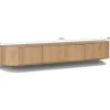 Stolik pod TV NOVERO ZWEVEND 220 cm naturalny