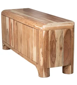 Stolik pod TV OHALDA 140 cm drewno akacja