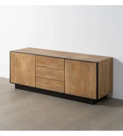 Stolik pod TV OHIO 150 cm drewno mango