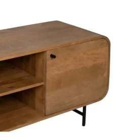 Stolik pod TV PINUM 160 cm drewno mango