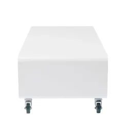 Stolik pod TV PORTABLE 90 cm biały