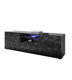 Stolik pod TV PRISMA 180 cm antracytowy