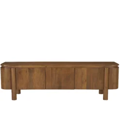 Stolik pod TV SALANO 170 cm drewno mango naturalna