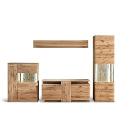 Stolik pod TV SANTORI 150 cm dębowy