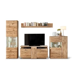 Stolik pod TV SANTORI 150 cm dębowy