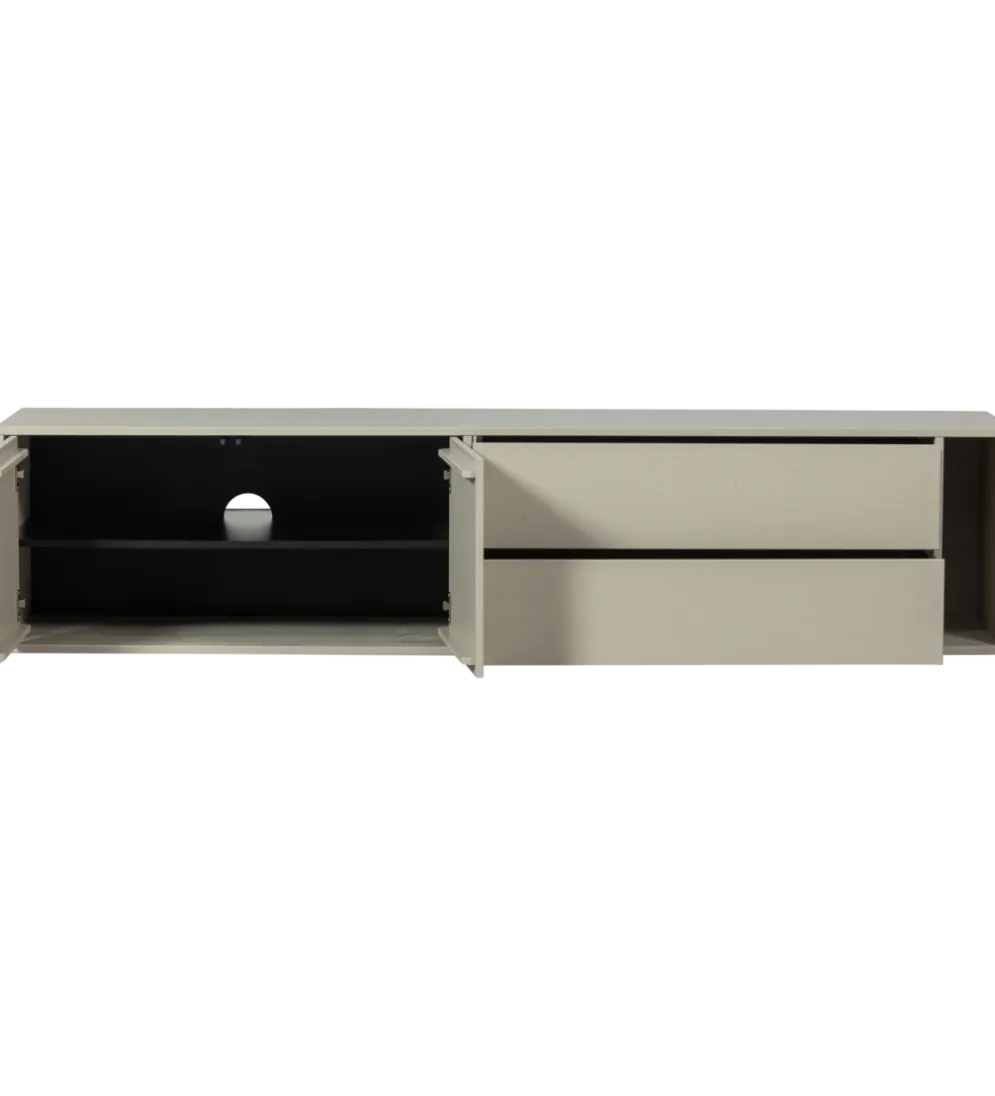 Stolik pod TV SETTLE 200 cm drewno sosny dust