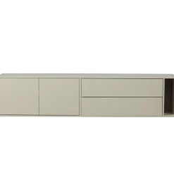 Stolik pod TV SETTLE 200 cm drewno sosny dust
