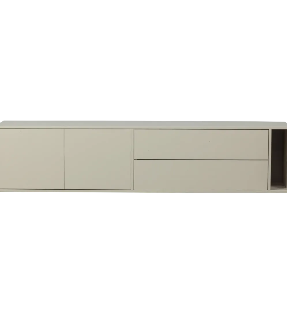 Stolik pod TV SETTLE 200 cm drewno sosny dust