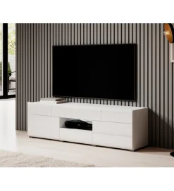 Stolik pod Tv TOLEDO 159 cm biały