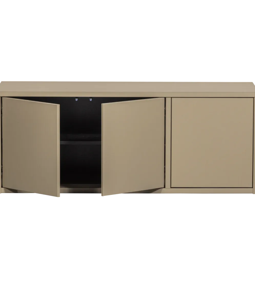 Stolik pod TV TURNER 120 cm drewno sosny mud