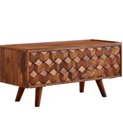 Stolik pod TV VENLO 92 cm drewno sheesham