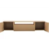 Stolik pod TV wiszący LOFT 160 cm beżowa naturalna
