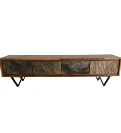 Stolik pod TV WOHNLING 160 cm drewno sheesham