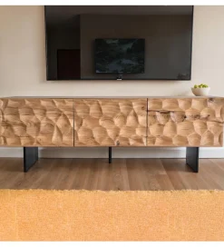 Stolik pod TV WOHNLING 160 cm drewno akacja
