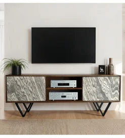 Stolik pod TV WOHNLING 150 cm drewno sheesham