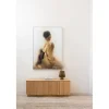 Stolik pod TV ZUMA 133 cm drewno dębu naturalna