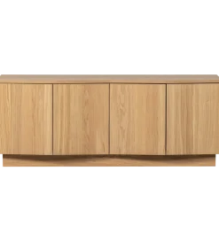 Stolik pod TV ZUMA 133 cm drewno dębu naturalna
