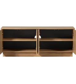 Stolik pod TV ZUMA 133 cm drewno dębu naturalna