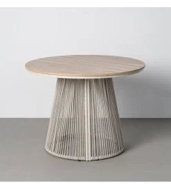 Stół OROTENA 100 cm naturalny biały