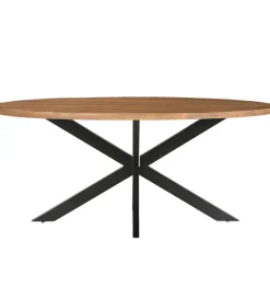 Stół owalny ROCKY 240 cm drewno mango