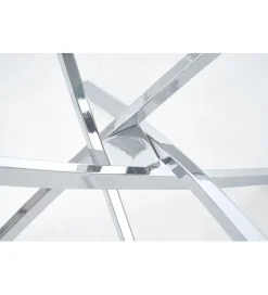Stół RAYMOND 100 cm transparentny