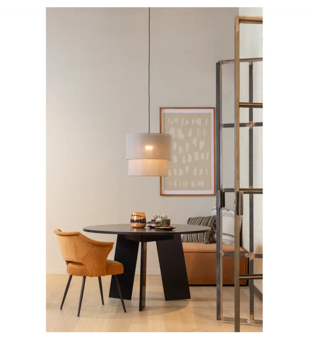 Stół RHONDA 129 cm czarny