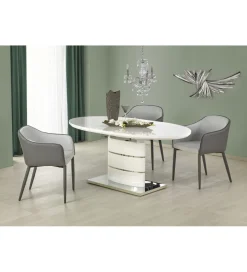 Stół rozkładany ASPEN 140 cm - 180 cm biały