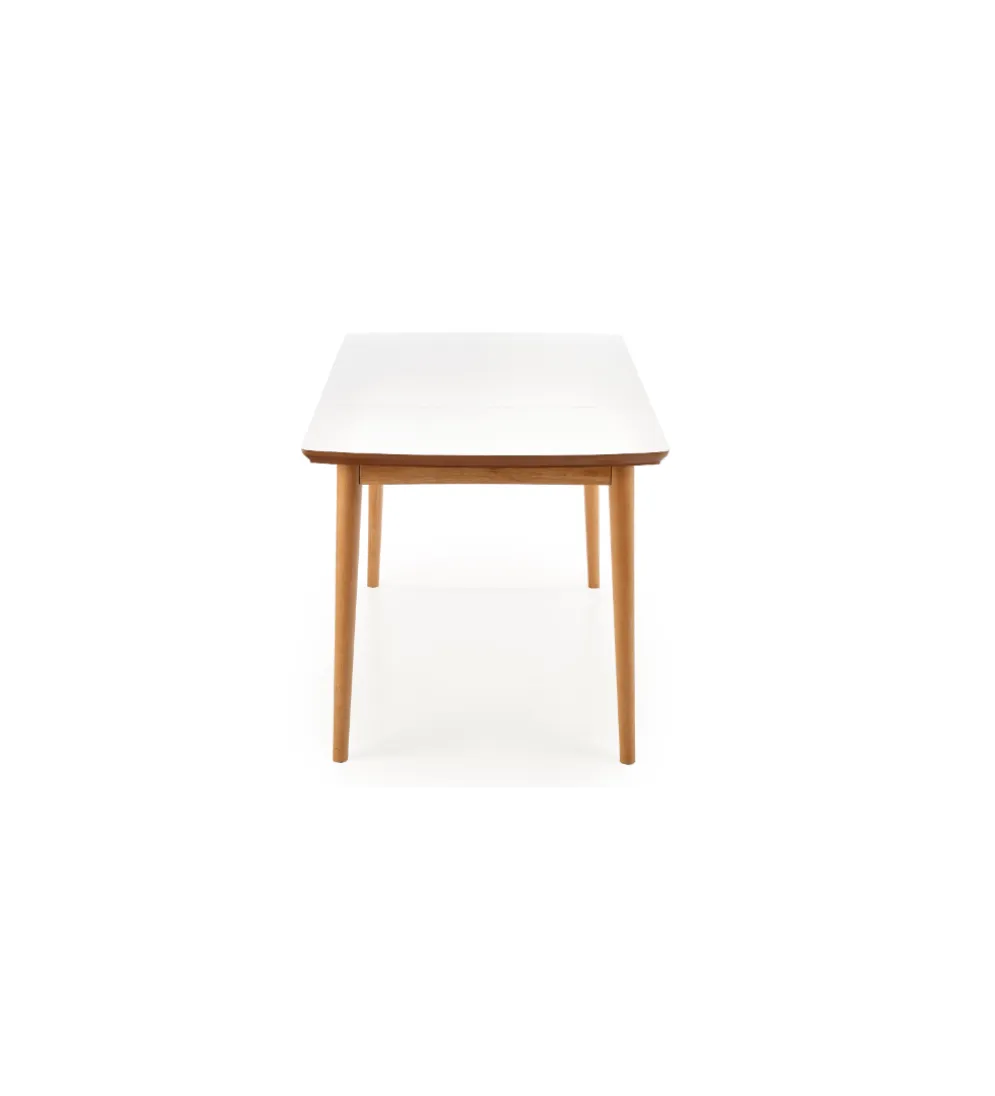 Stół rozkładany BARRET 90 cm - 190 cm biały