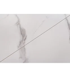 Stół rozkładany CONCORD 180 do 230 cm ceramika w optyce białego marmuru