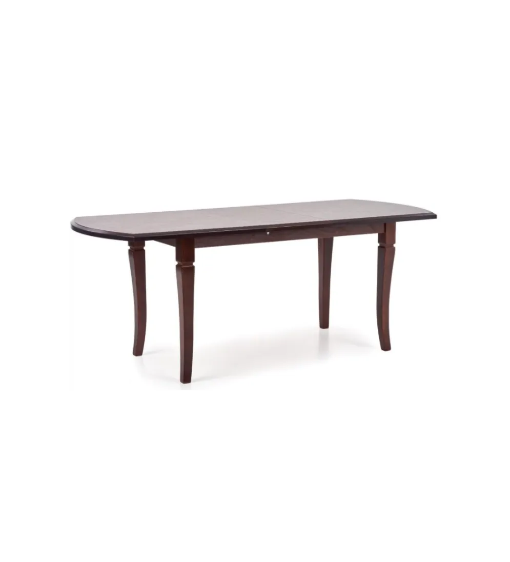 Stół rozkładany FRYDERYK 160 cm -240 cm w kolorze ciemny orzech